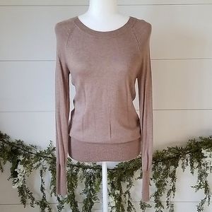 Mossimo Taupe Soft Lightweight Sweater